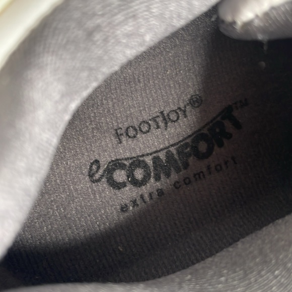 Footjoy ecomfort  98621 womens leather golf shoes with soft cleats in size 7.5 - Picture 5 of 9